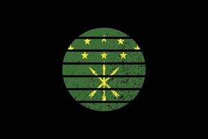 grunge-stijl vlag van de adygea. vectorillustratie. vector