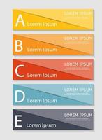 infographic sjablonen voor zakelijke vectorillustratie. vector