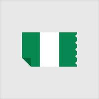 nigeria vlag icoon vector