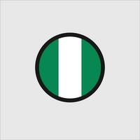 nigeria vlag icoon vector