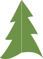 groen Kerstmis boom decoratie en ontwerp. vector