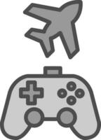 spel vlak vector icoon ontwerp