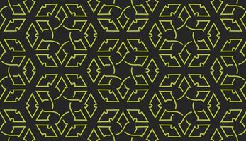 abstract modern groen lijnen elegant naadloos patroon vector