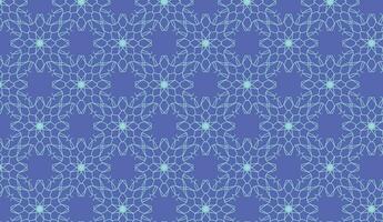 abstract luxe elegant licht blauw en Purper blauw bloemen naadloos patroon vector