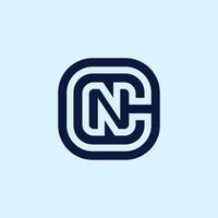 brief cn of nc logo vector