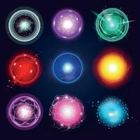 plasma energie icoon reeks vector