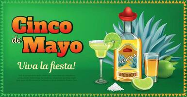 tequila horizontaal advertenties poster vector