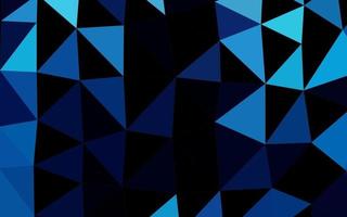 lichtblauwe vector driehoek mozaïek textuur.
