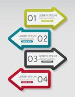 infographic sjablonen voor het bedrijfsleven vector