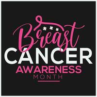 vlak Internationale dag borst kanker bewustzijn achtergrond met roze lint en vector illustratie
