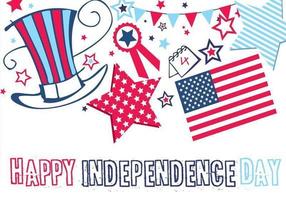 Happy Independence Day Wallpaper en Vector Pack