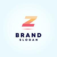 elegant brief z logo icoon vector concept inspiraties
