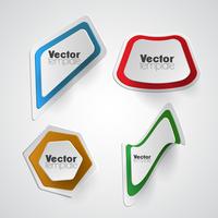 Kleurrijke vector sjabloon set