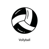 volley bal tekening icoon ontwerp illustratie. reizen symbool Aan wit achtergrond eps 10 het dossier vector