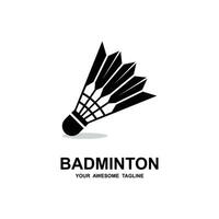 badminton logo vector pictogram illustratie ontwerp