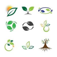 ecologie logo afbeeldingen illustratie vector