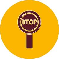 stopbord vector pictogram