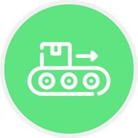 transportband riem creatief icoon ontwerp vector