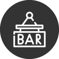 bar teken bord creatief icoon ontwerp vector