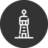 vuurtoren creatief icoon ontwerp vector