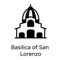 basiliek van san lorenzo vector