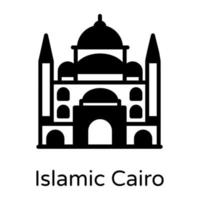 islamitisch historisch cairo vector