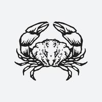 krab tekening illustratie vector