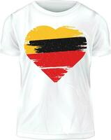Duitsland t-shirt vector sjabloon