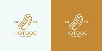 heet hond logo ontwerp vector illustratie