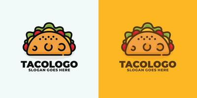 taco logo ontwerp vector illustratie