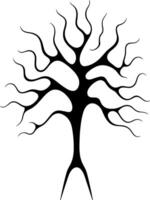 neuron logo vector icoon illustratie, menselijk organen anatomie - lijn icoon.