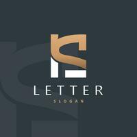 minimalistische hs brief logo, sh logo modern en luxe icoon vector sjabloon element