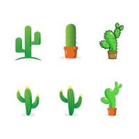 cactus pictogram ontwerp sjabloon vector