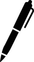 zwart pen icoon. handtekening pen gevulde en vlak vector teken pictogram. gemakkelijk pen symbool geschikt voor web bladzijde, mobiel app, ui, ux en gui ontwerp