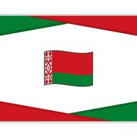 Wit-Rusland vlag abstract achtergrond ontwerp sjabloon. Wit-Rusland onafhankelijkheid dag banier sociaal media na. Wit-Rusland vector