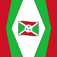 Burundi vlag abstract achtergrond ontwerp sjabloon. Burundi onafhankelijkheid dag banier sociaal media na. Burundi achtergrond vector