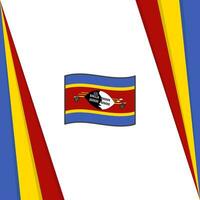 eswatini vlag abstract achtergrond ontwerp sjabloon. eswatini onafhankelijkheid dag banier sociaal media na. eswatini vlag vector