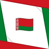 Wit-Rusland vlag abstract achtergrond ontwerp sjabloon. Wit-Rusland onafhankelijkheid dag banier sociaal media na. Wit-Rusland onafhankelijkheid dag vector