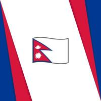 Nepal vlag abstract achtergrond ontwerp sjabloon. Nepal onafhankelijkheid dag banier sociaal media na. Nepal vlag vector