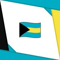 Bahamas vlag abstract achtergrond ontwerp sjabloon. Bahamas onafhankelijkheid dag banier sociaal media na. Bahamas onafhankelijkheid dag vector