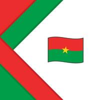 Burkina faso vlag abstract achtergrond ontwerp sjabloon. Burkina faso onafhankelijkheid dag banier sociaal media na. Burkina faso illustratie vector