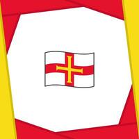 Guernsey vlag abstract achtergrond ontwerp sjabloon. Guernsey onafhankelijkheid dag banier sociaal media na. Guernsey banier vector