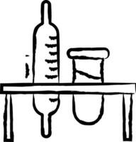 chemie hand- getrokken vector illustratie
