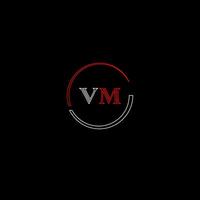 vm creatief modern brieven logo ontwerp sjabloon vector