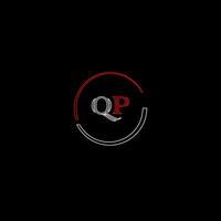 qp creatief modern brieven logo ontwerp sjabloon vector