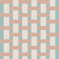 vector illustratie van naadloos vlak minimaal geruit geweven patroon in pastel kleur ontwerp voor kinderen. voor behang ontwerp, patroon, achtergrond, web