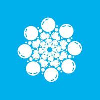 water bubbel icoon ontwerp sjabloon geïsoleerd vector beeld