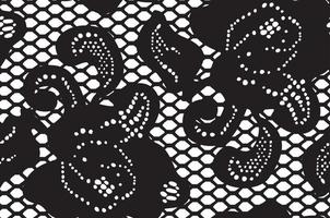 naadloos bloemenkantpatroon voor mode-illustratie vector