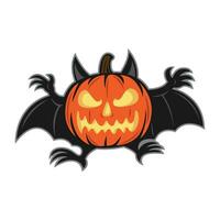 stiker icoon van calan gaaf gelukkig halloween vector beeld illustratie