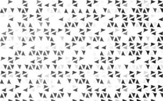 licht zilveren, grijze vector achtergrond met lijnen, driehoeken.